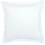 Voir la diapositive 1 : DODO Taie d'oreiller Harmonie Satin de coton coloris Blanc