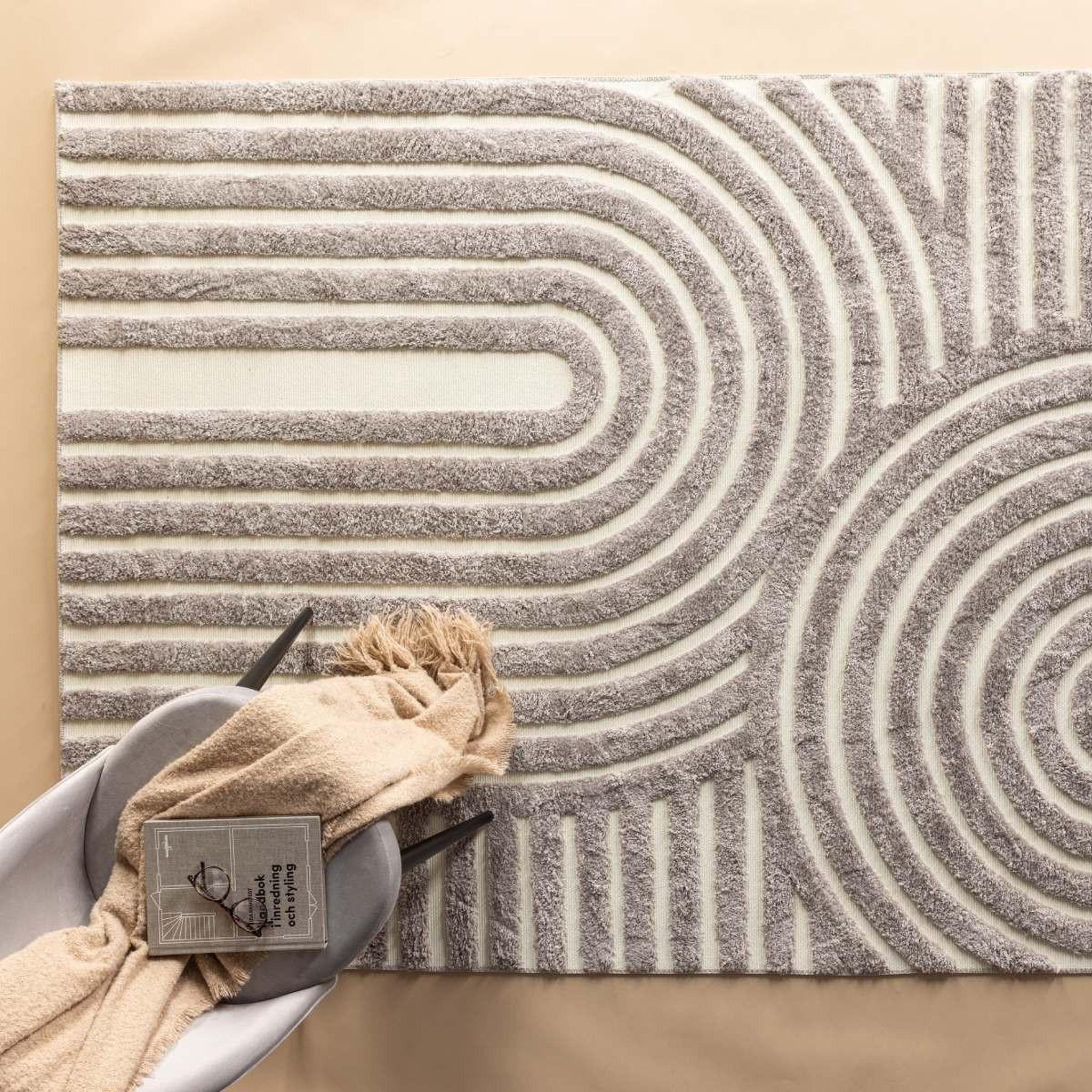 Voir la diapositive 4 : Paris Prix Tapis déco  nikita  200x290cm gris
