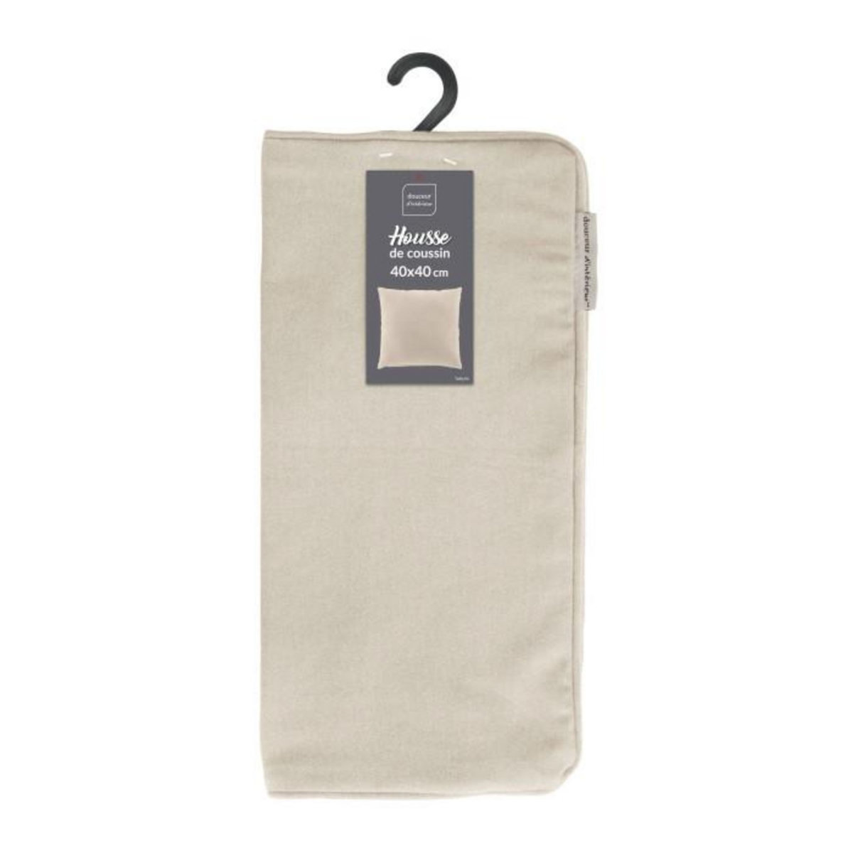 Paris Prix Housse de Coussin  Twily  40x40cm Lin