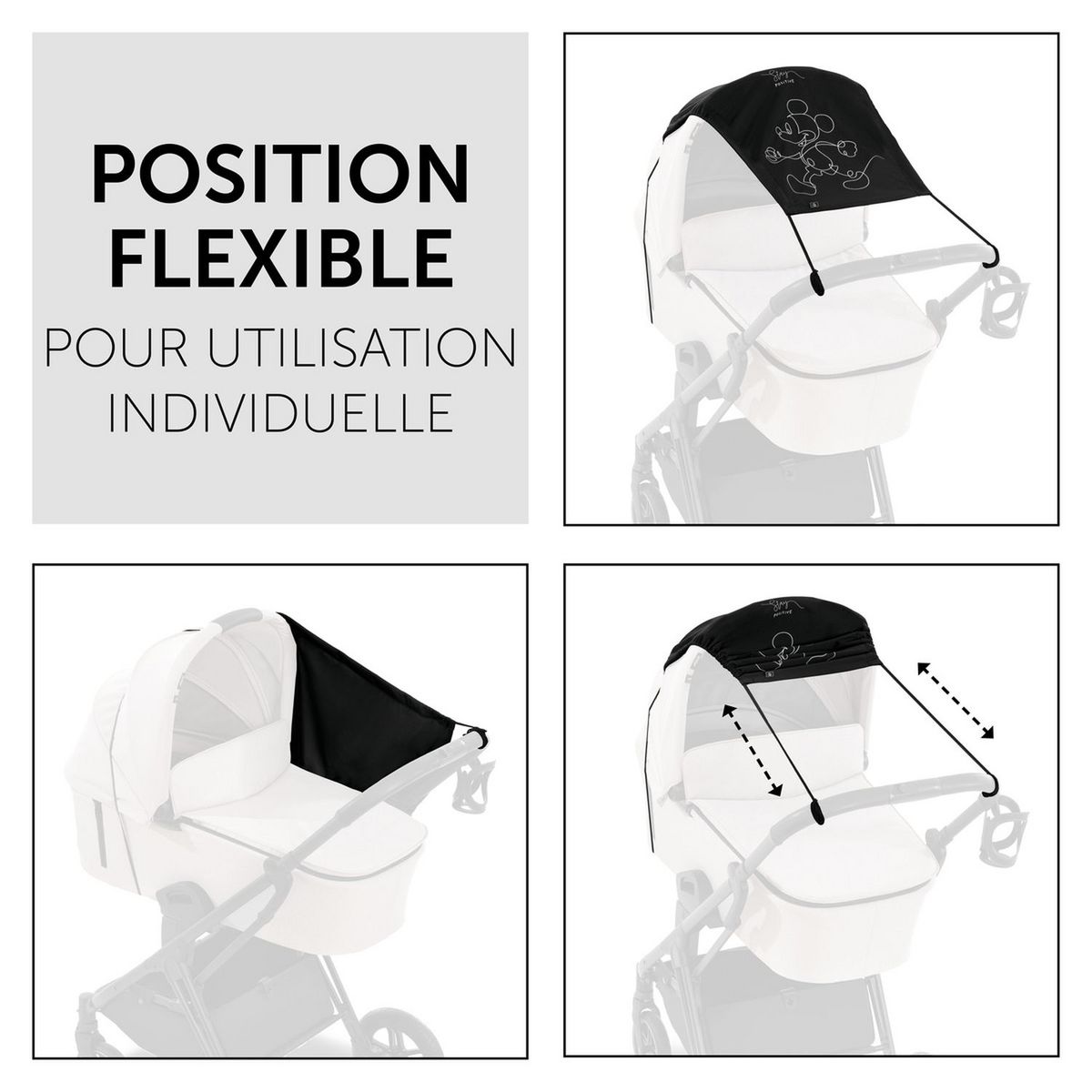 HAUCK Pare soleil de poussette Pushchair Sunshade