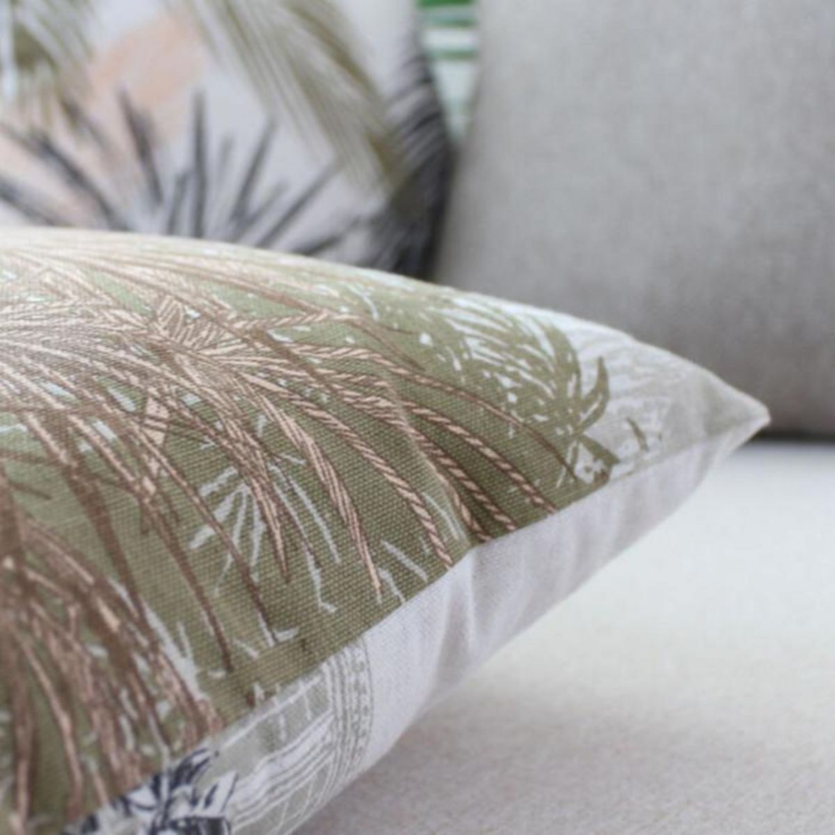 Paris Prix Coussin Déco Imprimé  Palmeira  30x50cm Multicolore