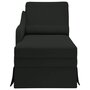 Voir la diapositive 4 : VIDAXL Fauteuil long avec traversin et accoudoir droit noir velours