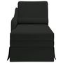 Voir la diapositive 4 : VIDAXL Fauteuil long avec traversin et accoudoir droit noir velours