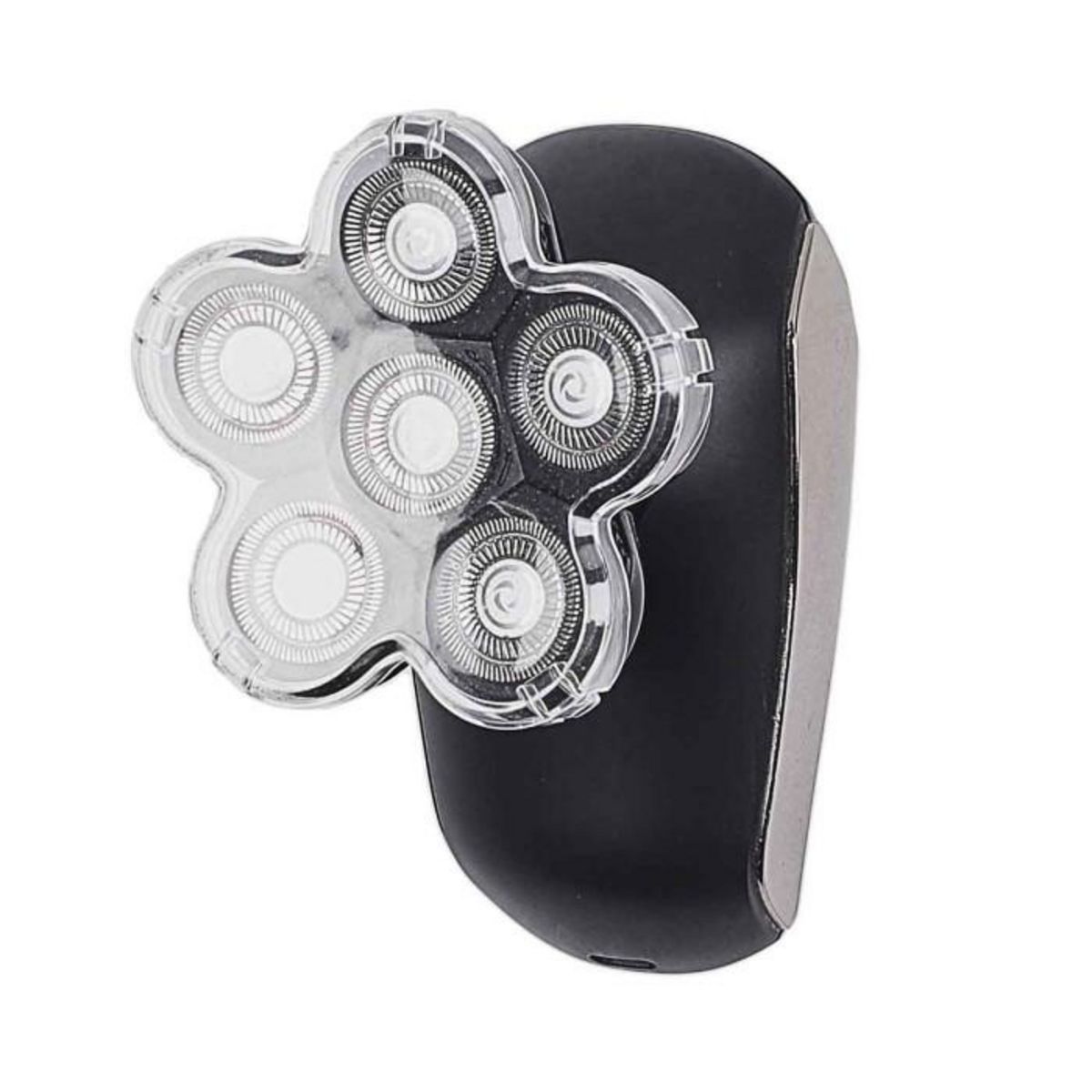 Paris Prix Rasoir avec 6 Têtes Flottantes  USB  10cm Noir