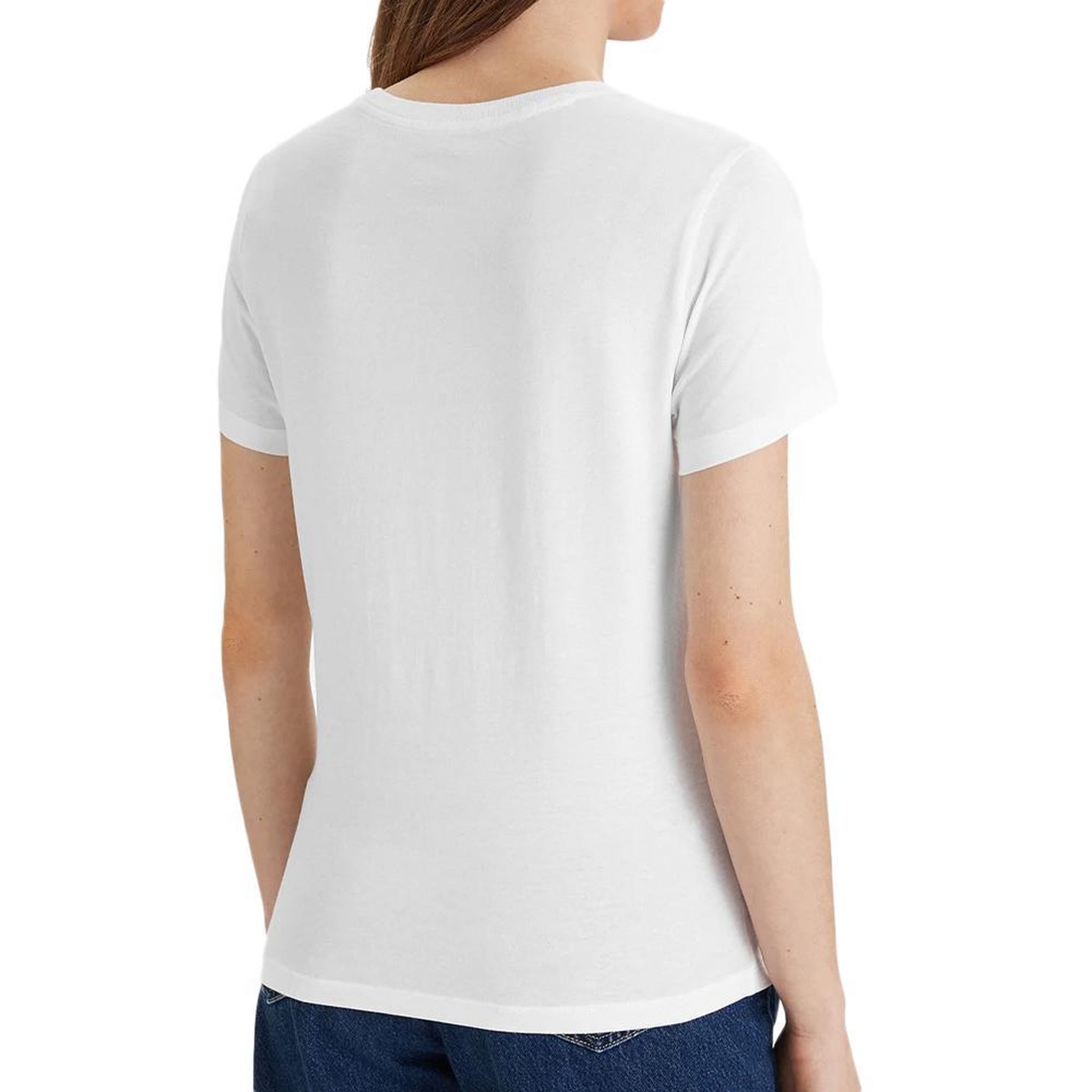 Voir la diapositive 3 : CALVIN KLEIN JEANS X3 T-Shirt Blanc Mixte Calvin Klein Jeans Cotton