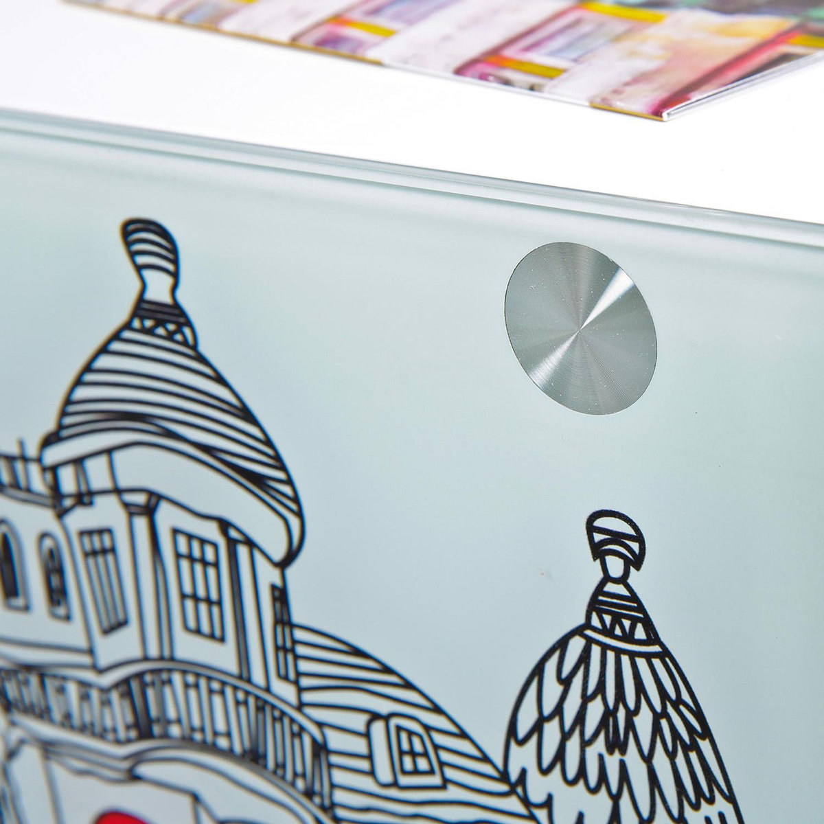 INTERLINK Table d'appoint LONDONCUBE