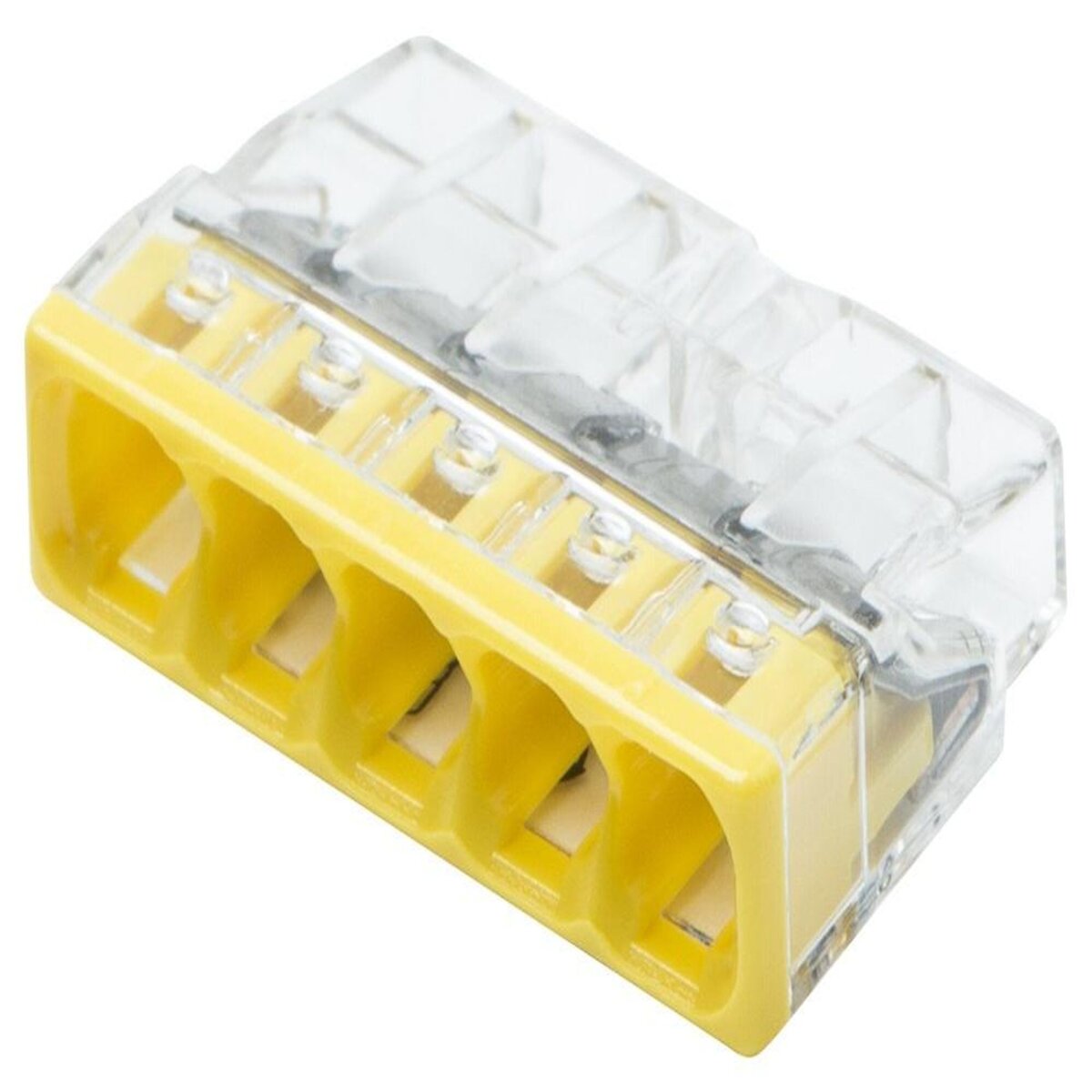 WAGO Lot de 20 bornes WAGO levier 5 fils 2.5mm²