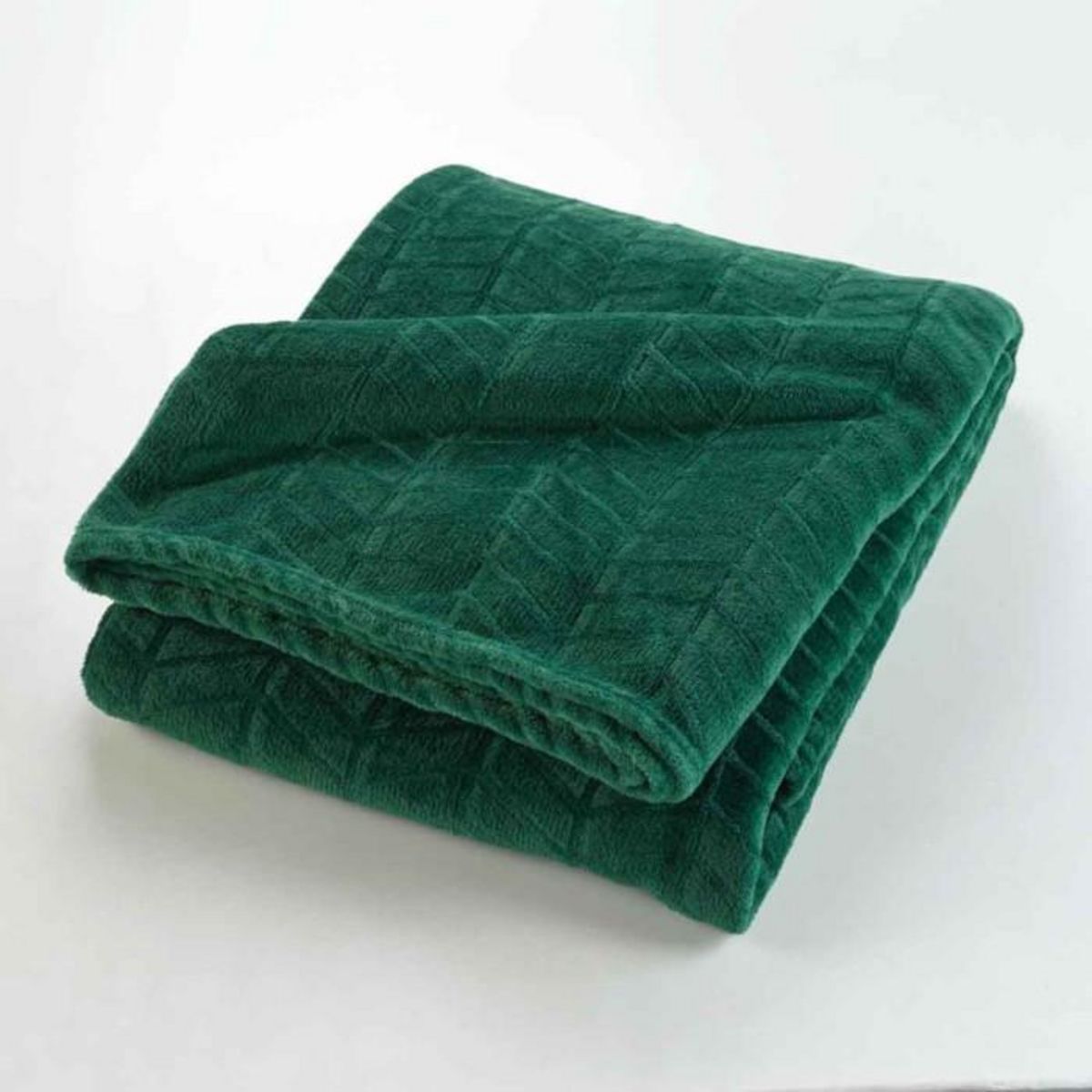 Paris Prix Plaid Flanelle Uni  Arya  180x220cm Vert