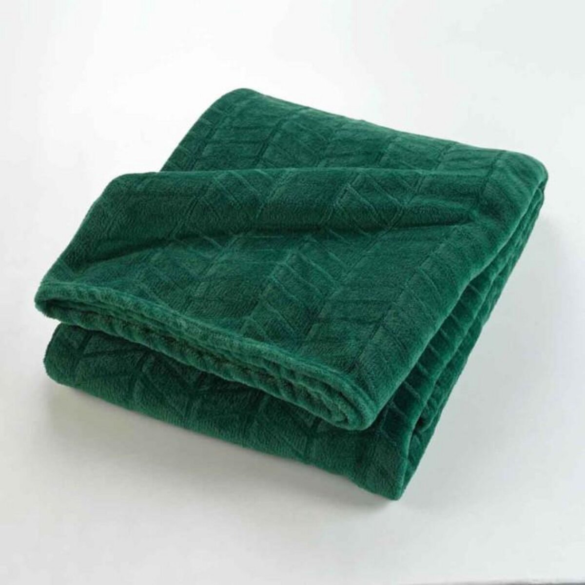 Paris Prix Plaid Flanelle Uni  Arya  180x220cm Vert