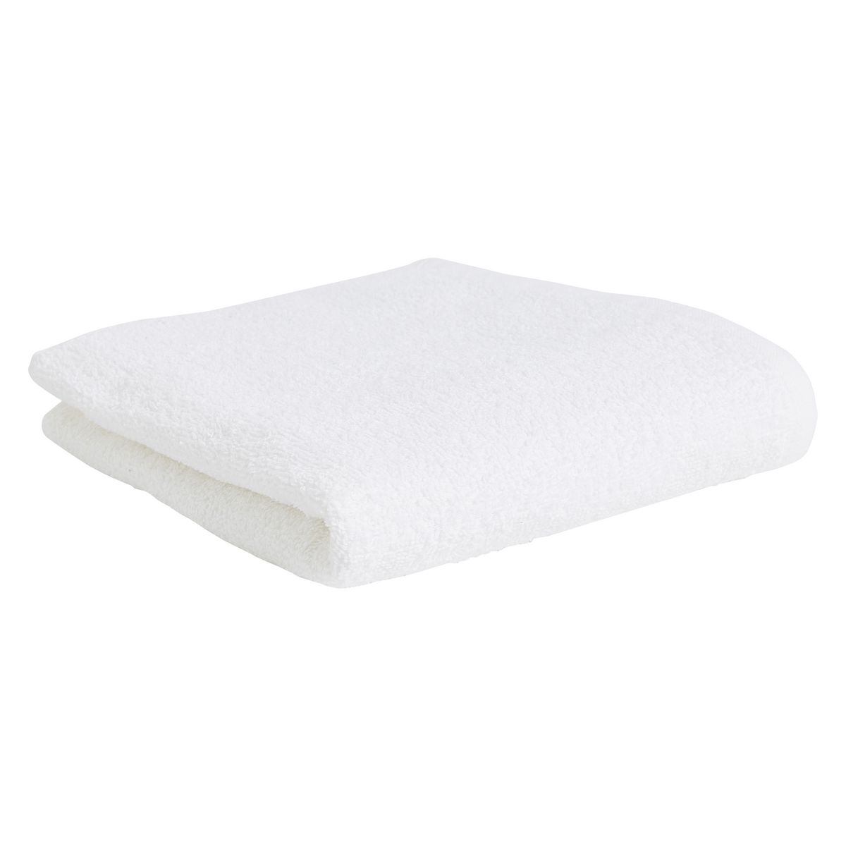 POUCE Serviette de toilette unie en coton bouclé 300 gr/m2