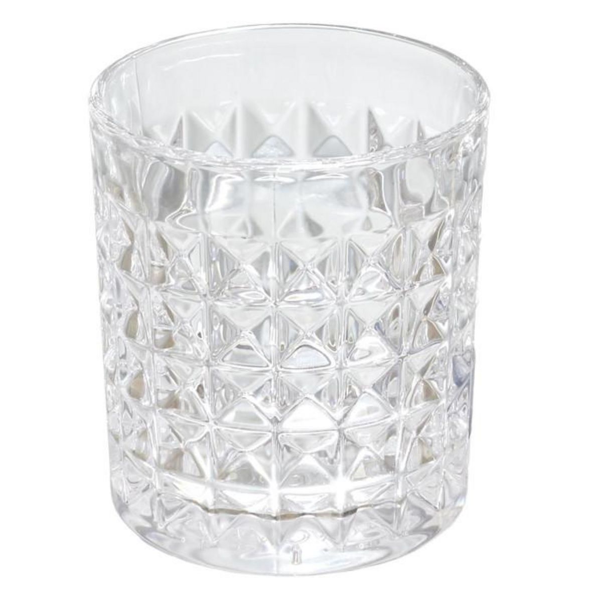 Paris Prix Lot de 4 Verres à Whisky Design  Coffret  9cm Noir