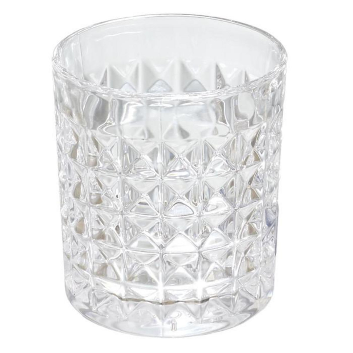 Paris Prix Lot de 4 Verres à Whisky Design  Coffret  9cm Noir