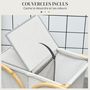 Voir la diapositive 5 : HOMCOM Panier à linge corbeille à linge bac linge sale 2 paniers bambou polyester gris