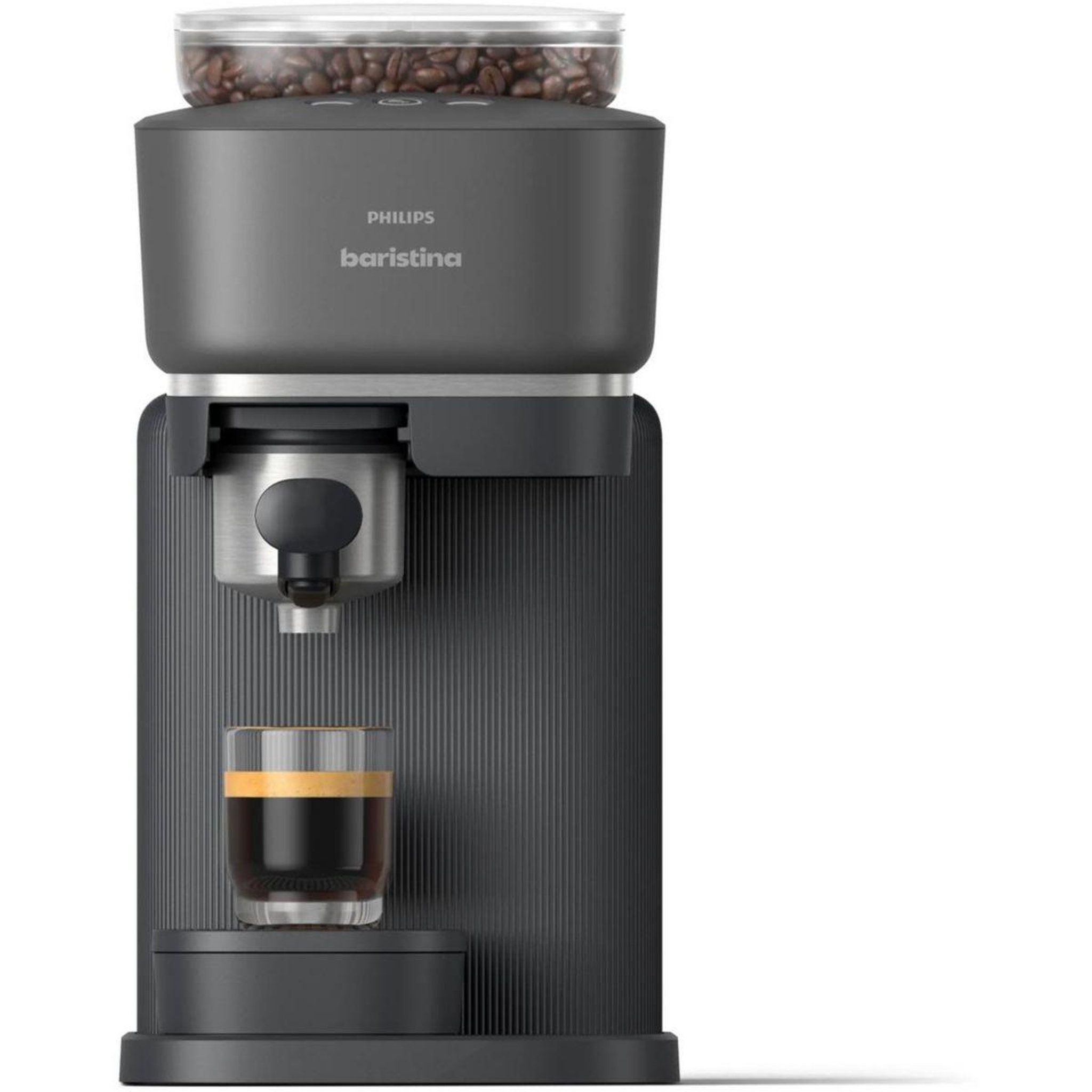 Voir la diapositive 2 : Philips Machine à expresso baristina bar300/60 cafetière à grain noire