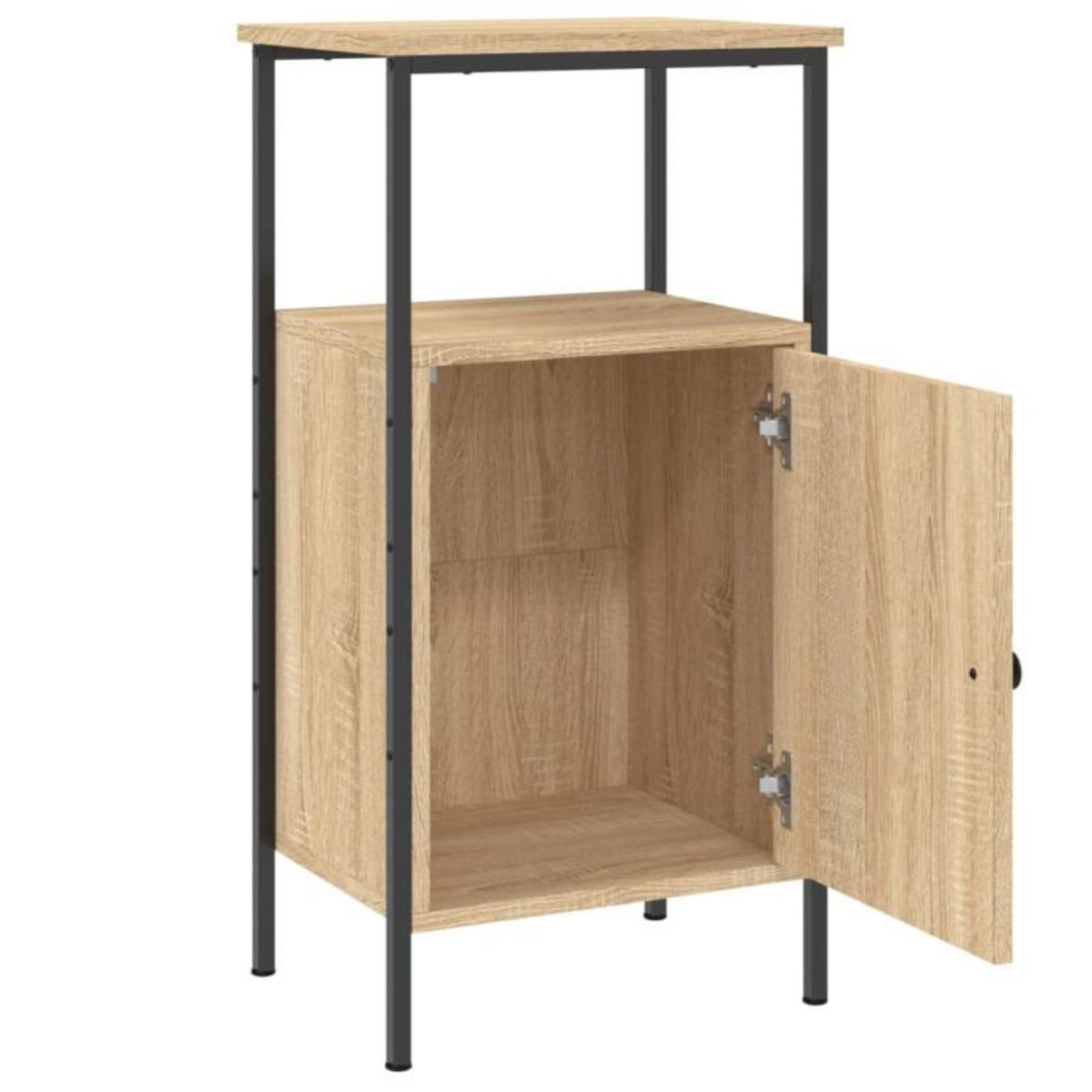 VIDAXL Table de chevet chêne sonoma 41x31x80 cm bois d ingénierie