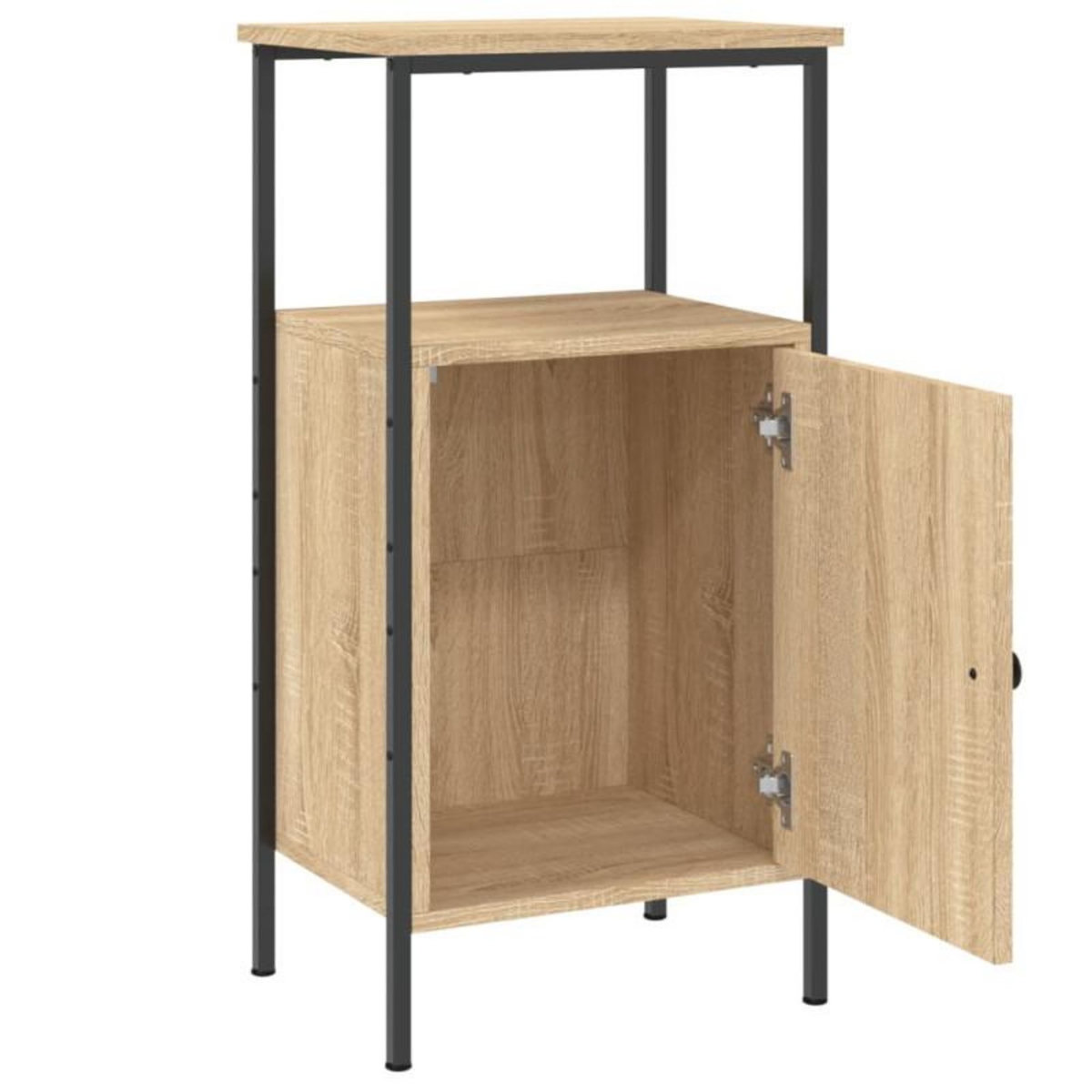 VIDAXL Table de chevet chêne sonoma 41x31x80 cm bois d ingénierie