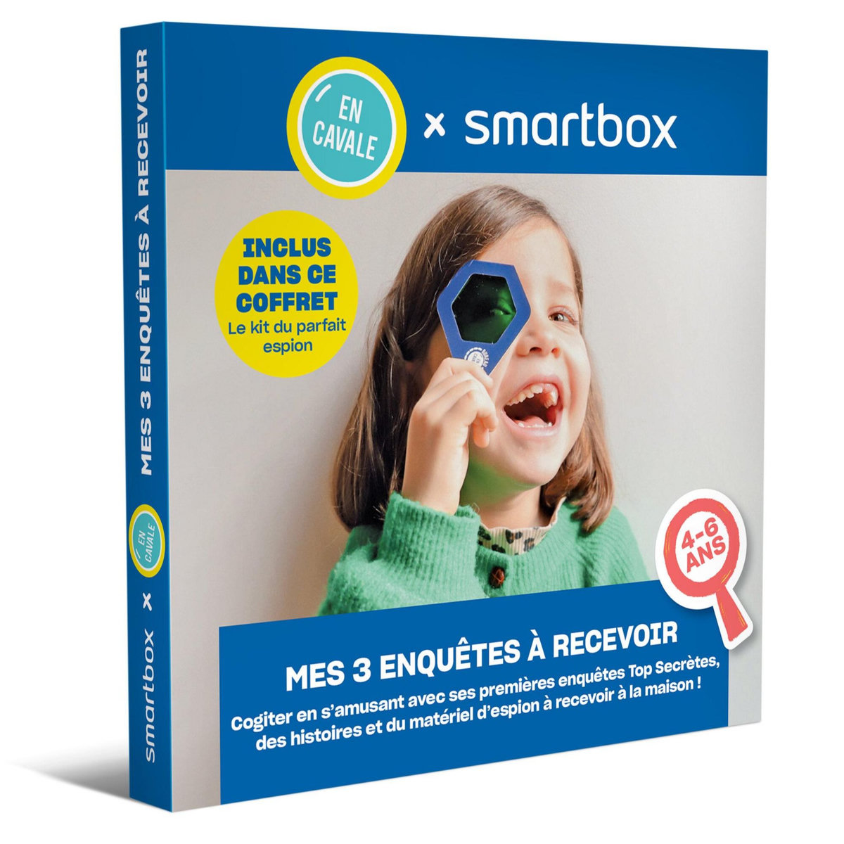 Smartbox 3 enquêtes pour un enfant de 4 à 6 ans à recevoir à la maison - Coffret Cadeau Multi-thèmes