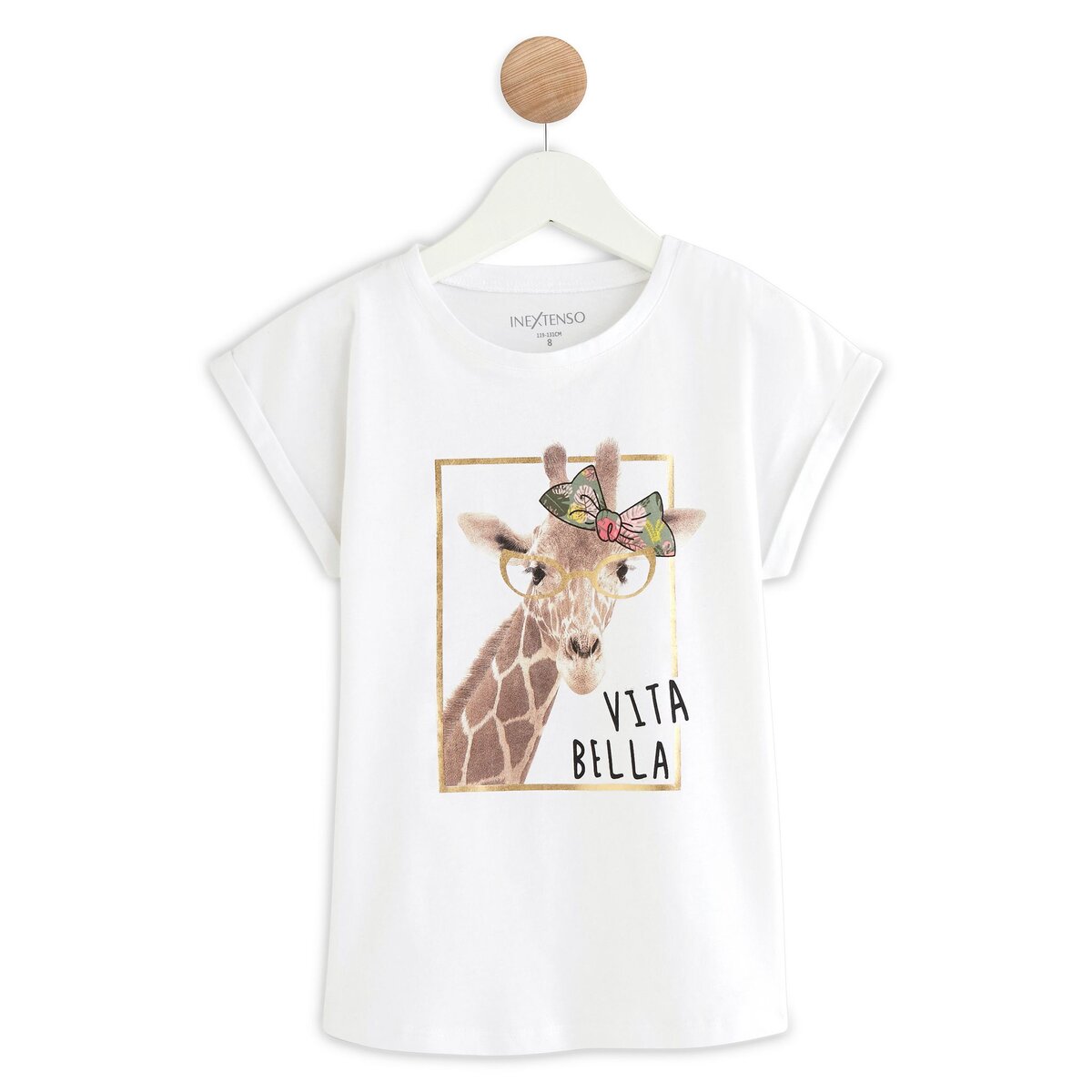 Tee shirt blanc store fille pas cher