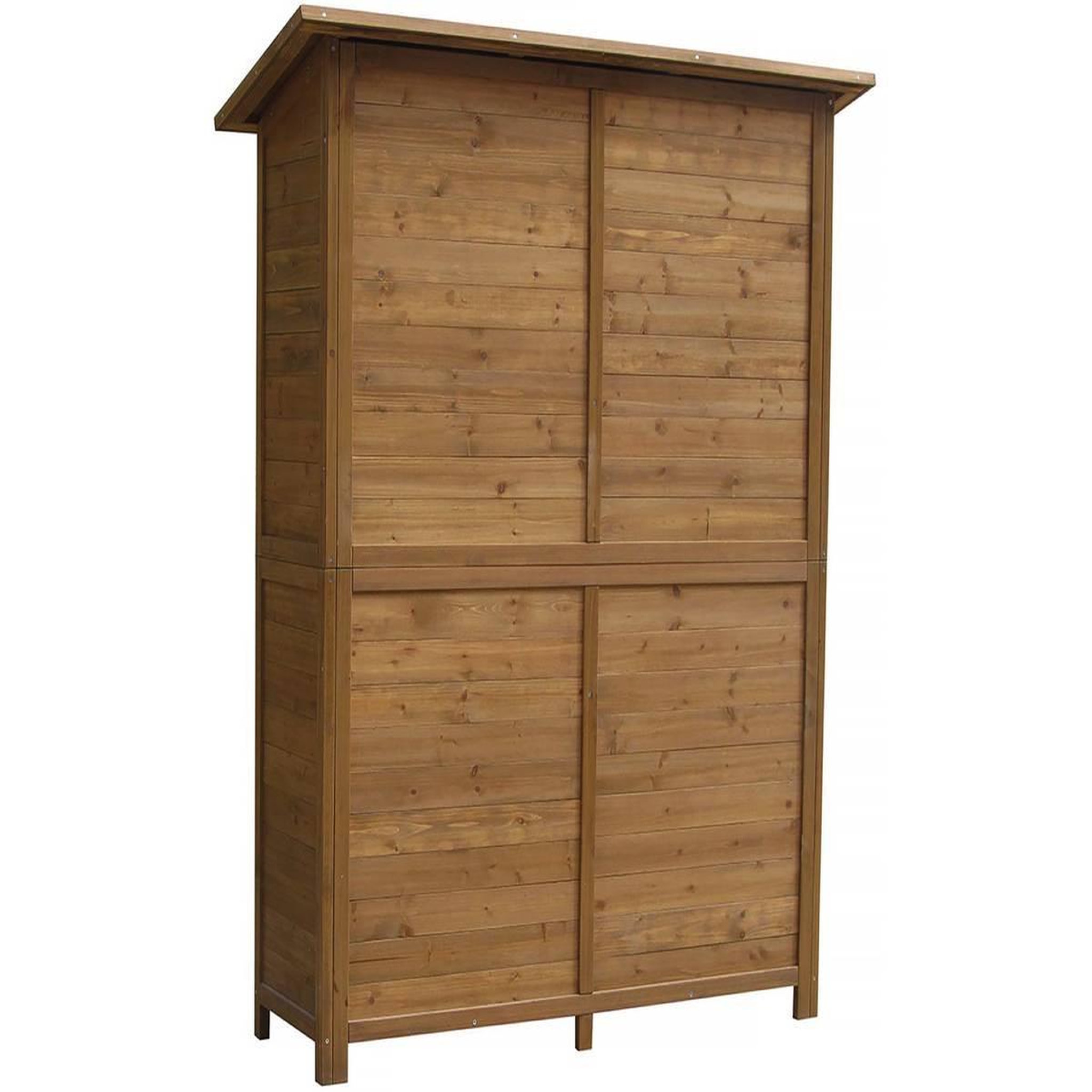 Voir la diapositive 4 : Habitat et Jardin Armoire de jardin  espacio  - 140 x 49 x 162 cm - marron