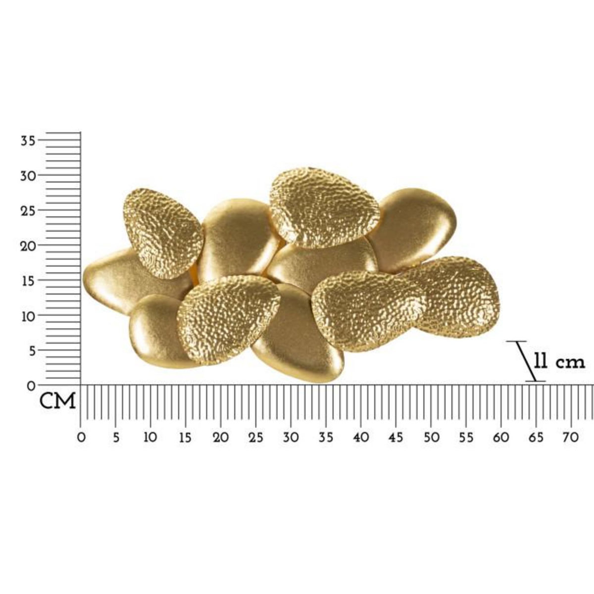 Paris Prix Applique Murale en Métal  Shell  59cm Or