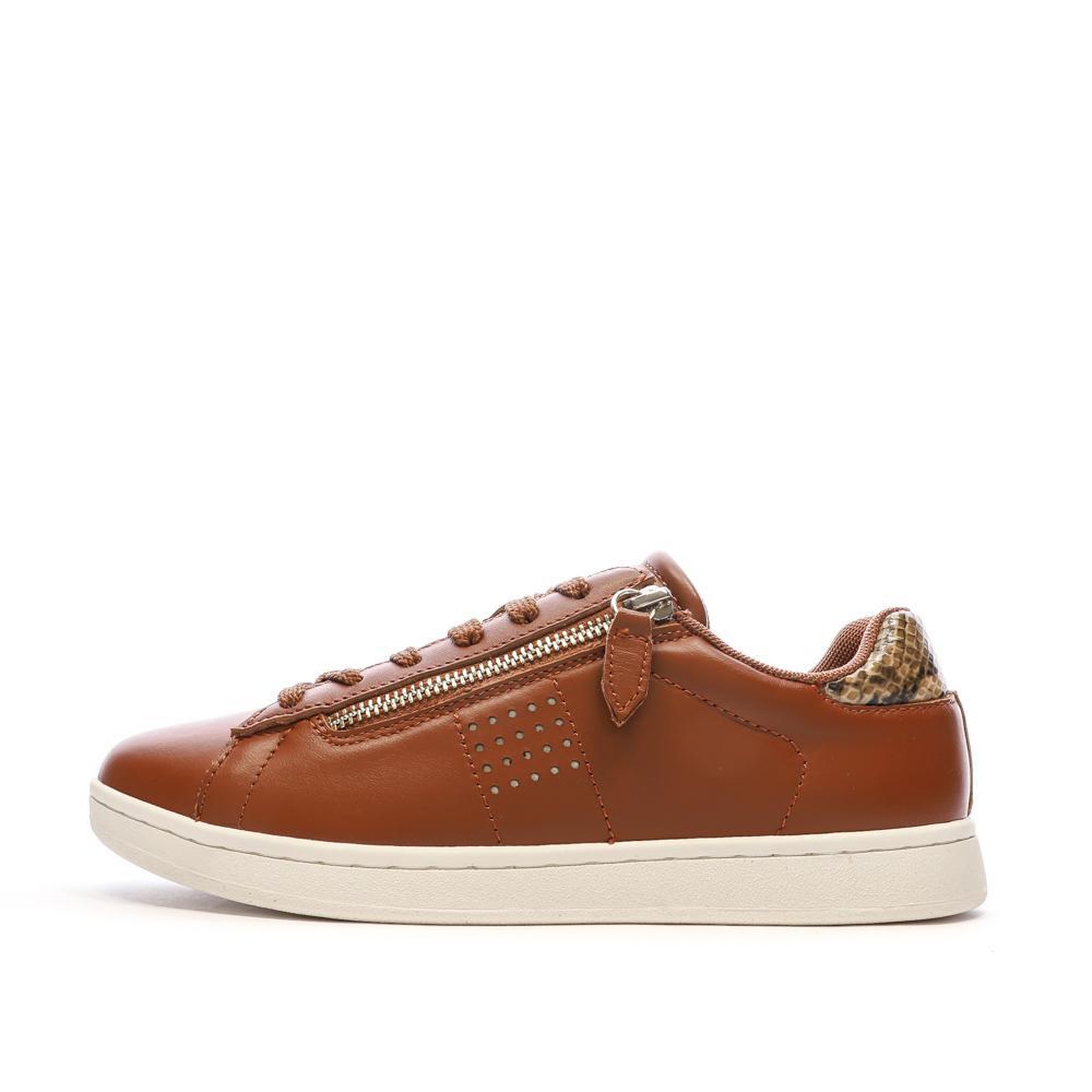 Voir la diapositive 1 : TBS Baskets cognac femme tbs lorazip