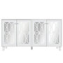 Voir la diapositive 1 : MERAX Buffet 4 porte(s) 0 tiroir(s) - 160 cm blanc mdf