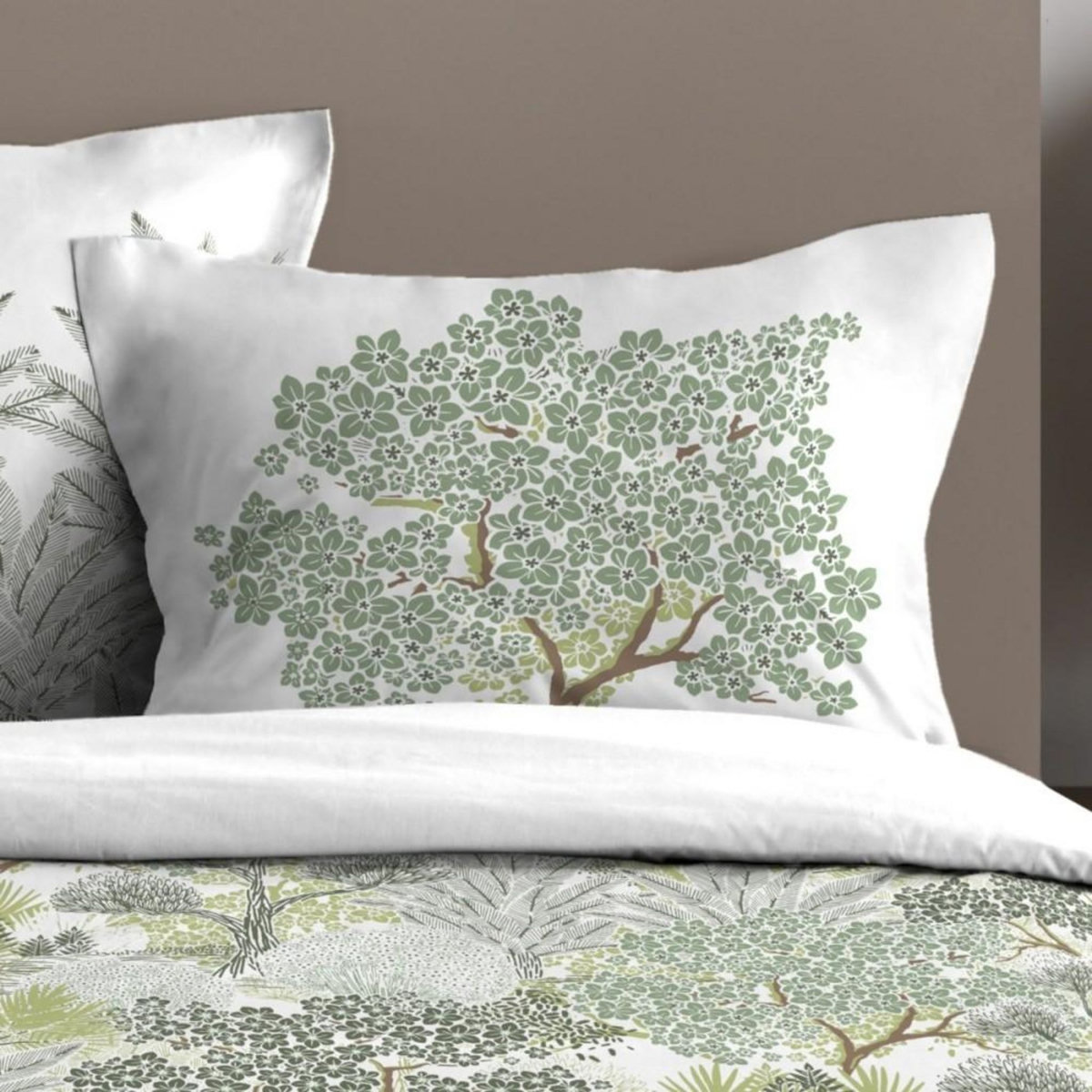 STOF Housse de couette 260x240 MERLIN + 2 taies coton 57 fils