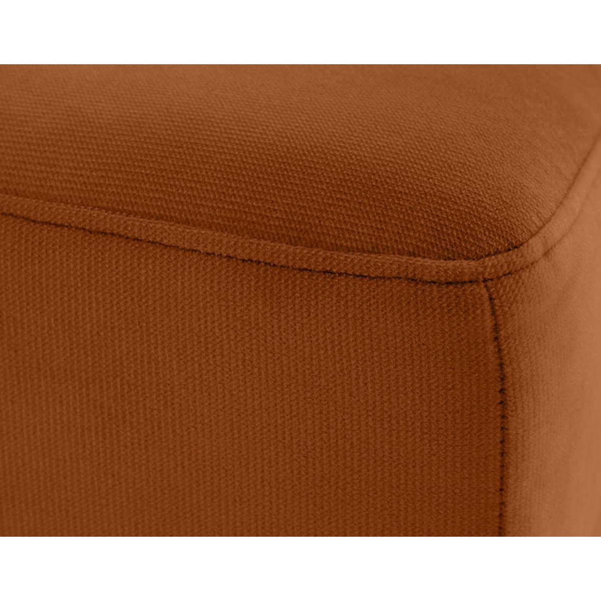 LISA DESIGN Anna - pouf en velours - pieds en bois