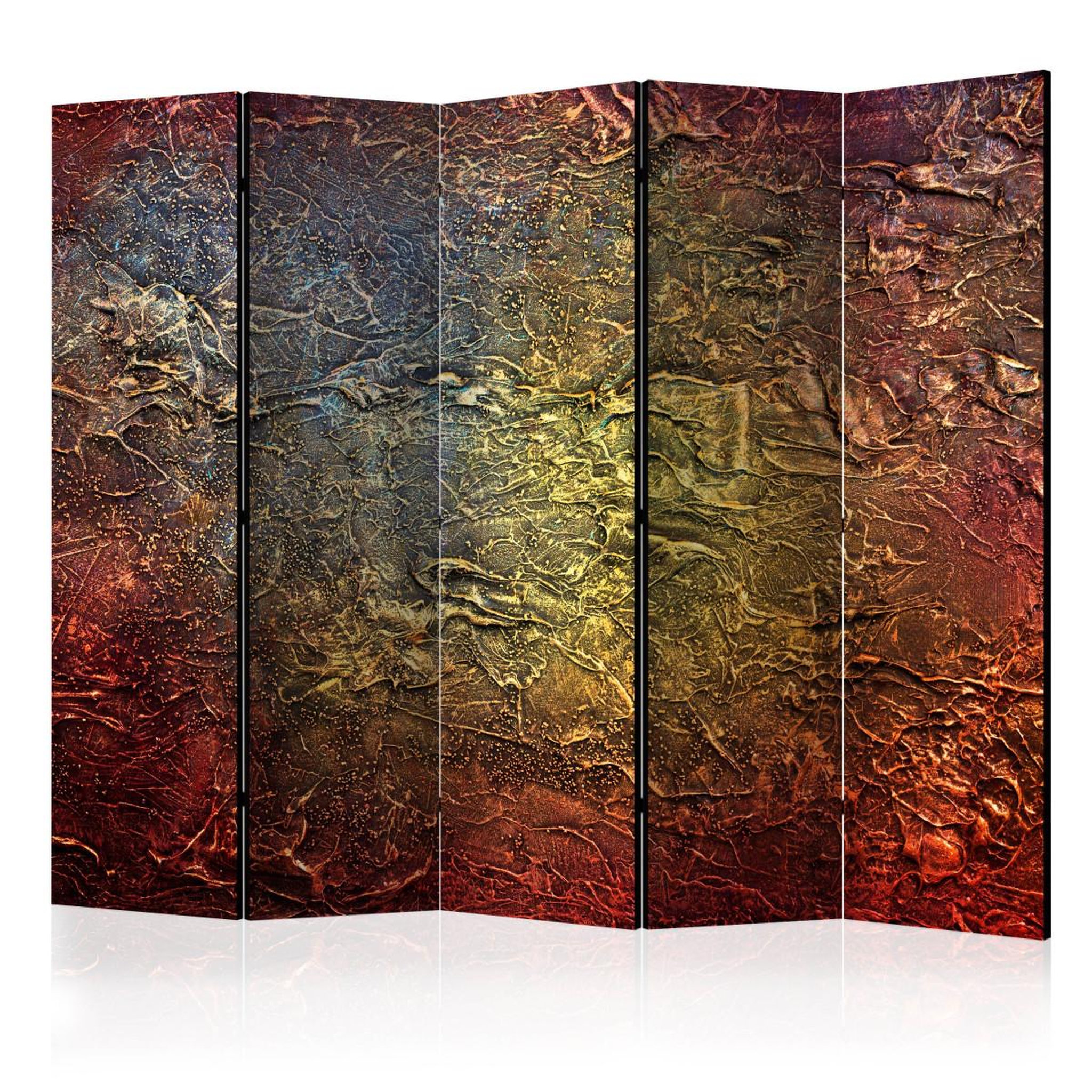 Paris Prix Paravent 5 volets  red gold  172x225cm