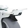 Voir la diapositive 5 : VIDAXL 4 pcs Roulettes pivotantes a trou de boulon 100 mm