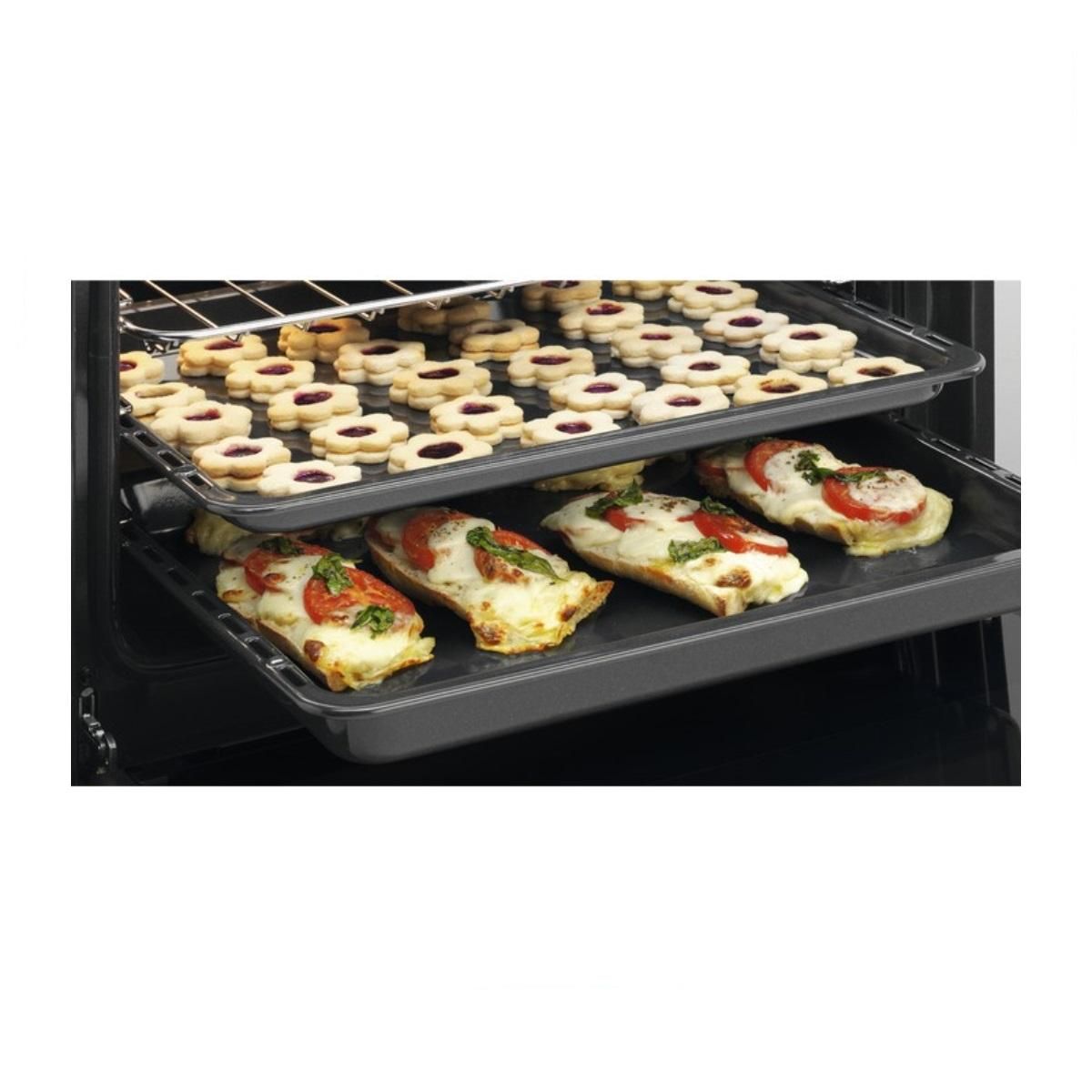 ELECTROLUX Cuisinière vitrocéramique 73l 4 feux blanc - LKR64890AW