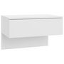 Voir la diapositive 5 : VIDAXL Tables de chevet murales 2 pcs Blanc