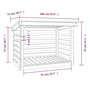 Voir la diapositive 6 : VIDAXL Support pour bois de chauffage Gris 108x73x79 cm Bois de pin