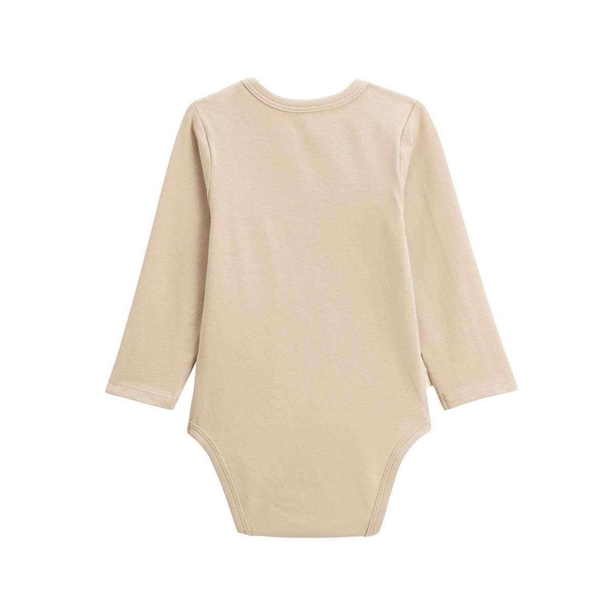 Petit Béguin Lot de 3 bodies bébé manches longues Cracotte