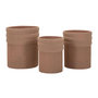 Voir la diapositive 1 : Paris Prix Lot de 3 Cache-Pots  Colombia  50cm Rouge