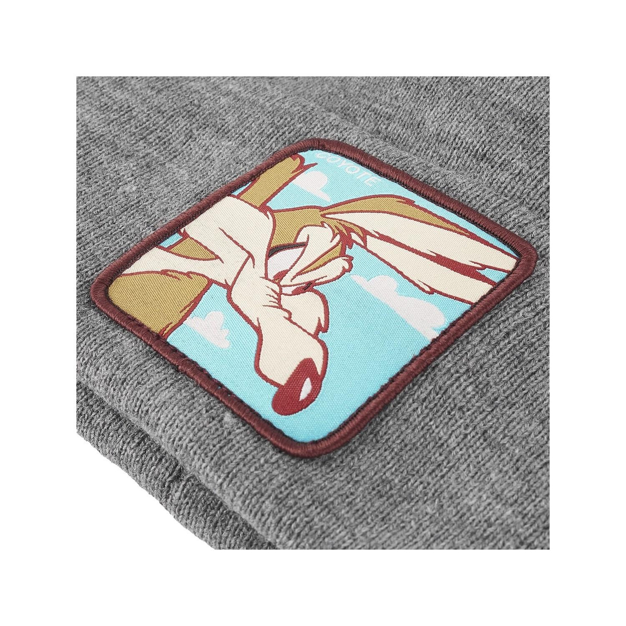 Voir la diapositive 2 : CAPSLAB Bonnet homme looney tunes coyote