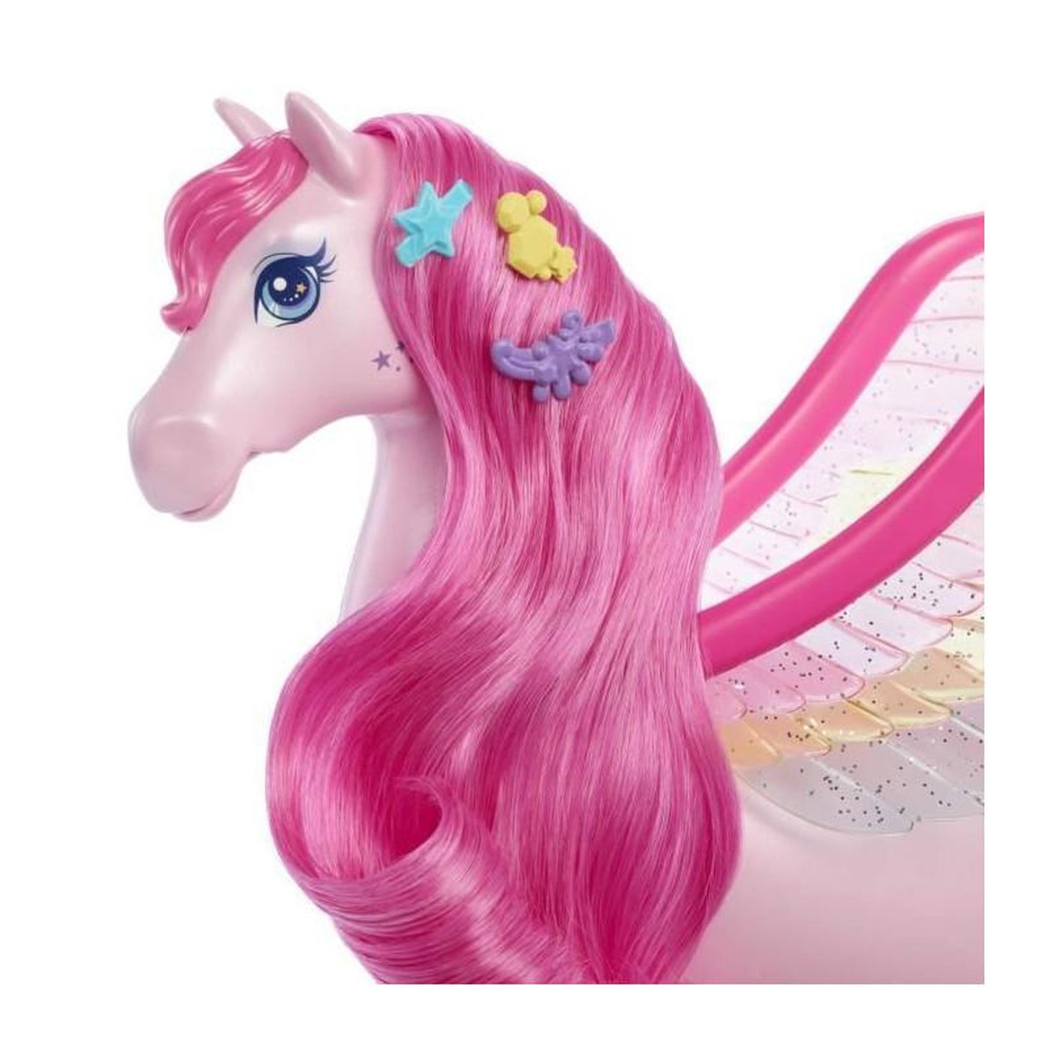 Voir la diapositive 4 : BARBIE PEGASE SONS ET LUMIERES - BARBIE - HLC40 - POUPEE MANNEQUIN BARBIE