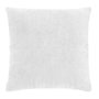 Voir la diapositive 1 : Paris Prix Coussin Déco en Velours Chenillé  Leo  45x45cm Blanc
