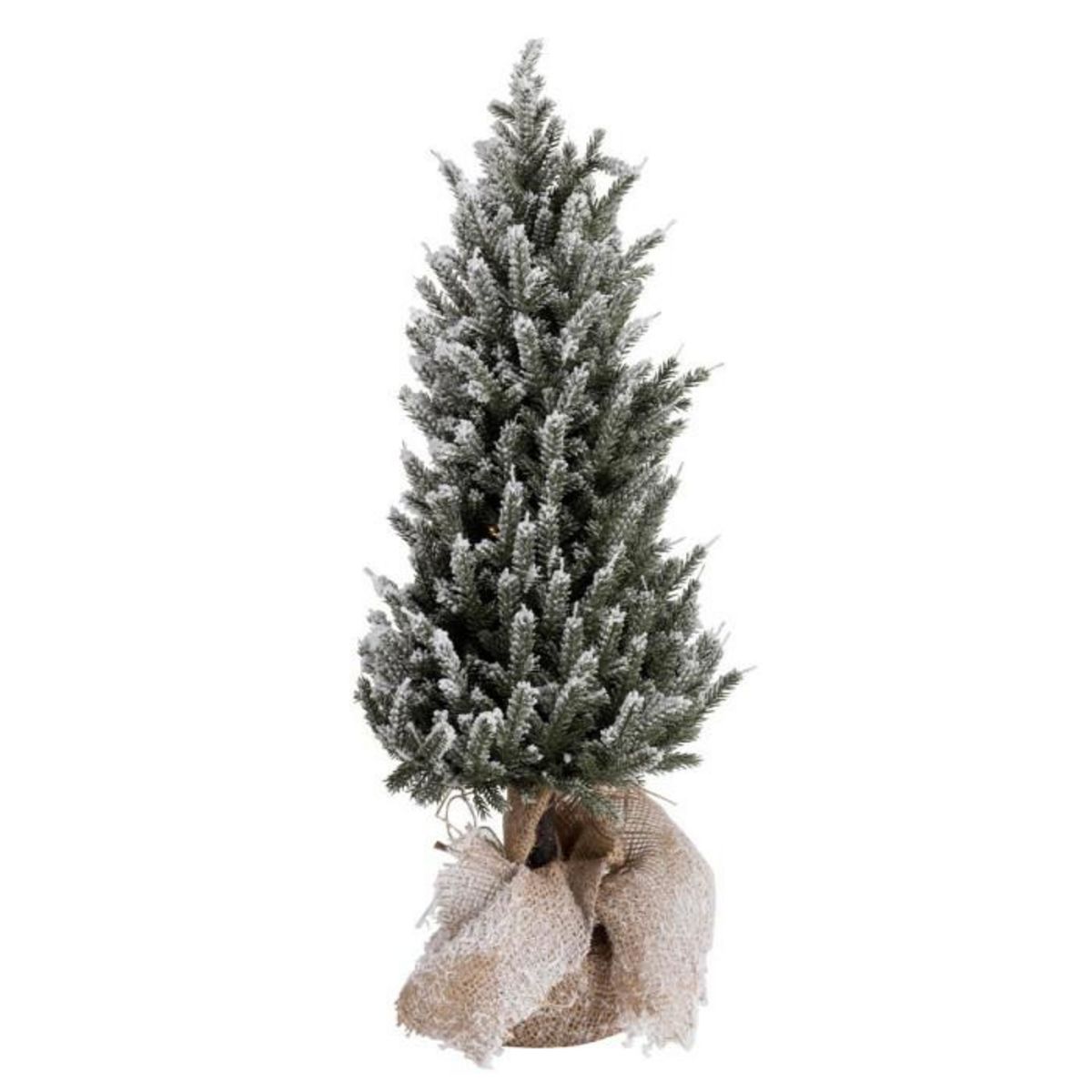 Paris Prix Sapin de Noël à LED  Pot Jute  58cm Vert