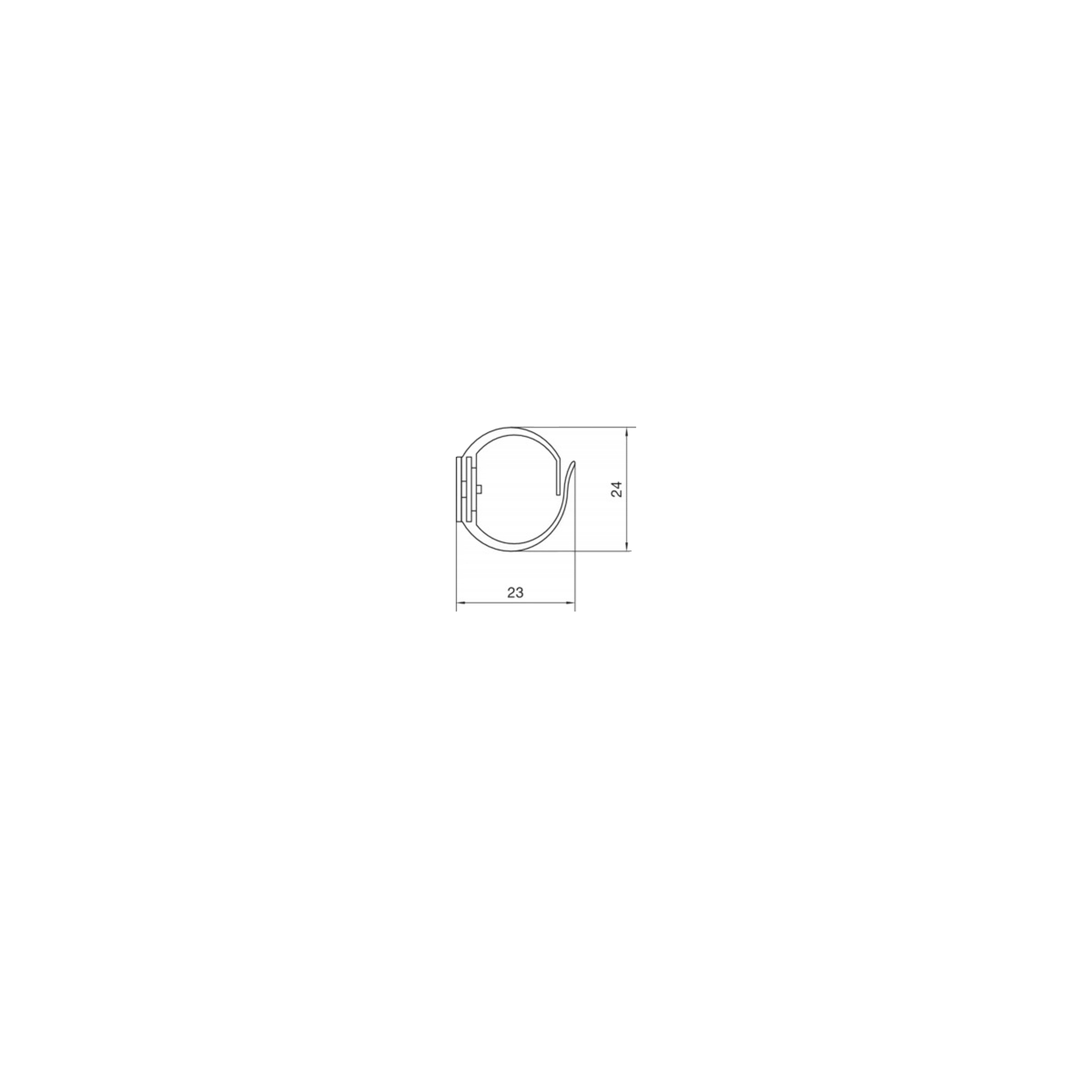 Voir la diapositive 2 : HAGER Moulure Hager l2222 flexible 500mm couleur gris clair