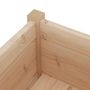 Voir la diapositive 5 : VIDAXL Jardiniere d'exterieur 31x31x70 cm bois de pin massif