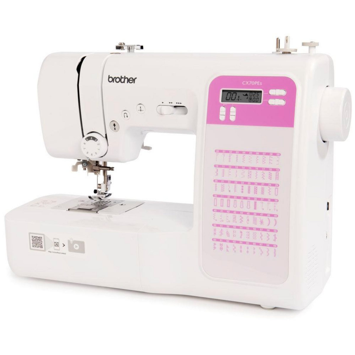 Brother Machine à coudre électronique Brother CX70 PES ( Patchwork Edition ) 70 programmes de couture