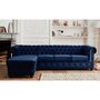 Voir la diapositive 2 : LISA DESIGN William - canapé chesterfield d'angle gauche - 4 places - en velours