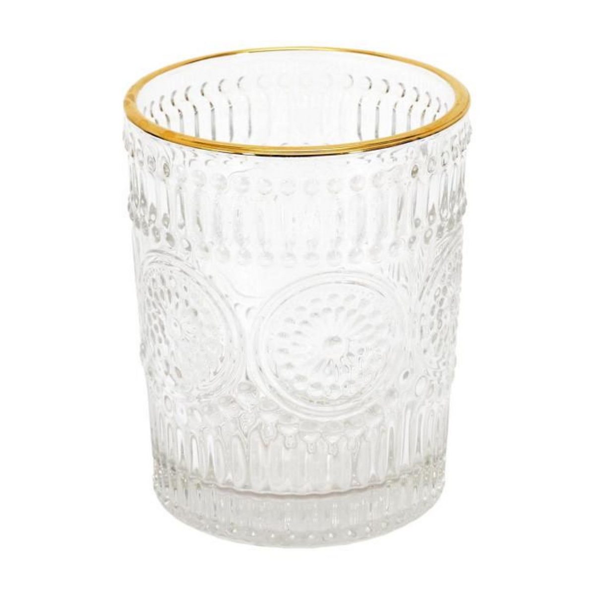 Paris Prix Lot de 6 Verres Design  Liseré  18cl Transparent