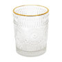 Voir la diapositive 2 : Paris Prix Lot de 6 Verres Design  Liseré  18cl Transparent