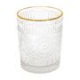 Voir la diapositive 2 : Paris Prix Lot de 6 Verres Design  Liseré  18cl Transparent