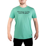FREEGUN T-shirt homme en jersey 140GSM imprimé devant et dos Club. Coloris disponibles : Vert