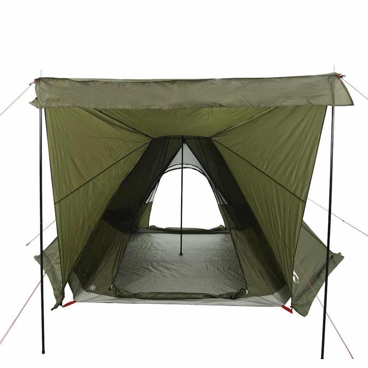 VIDAXL Tente familiale tipi 6 personnes vert olive impermeable