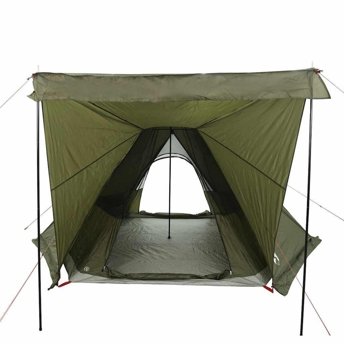 VIDAXL Tente familiale tipi 6 personnes vert olive impermeable