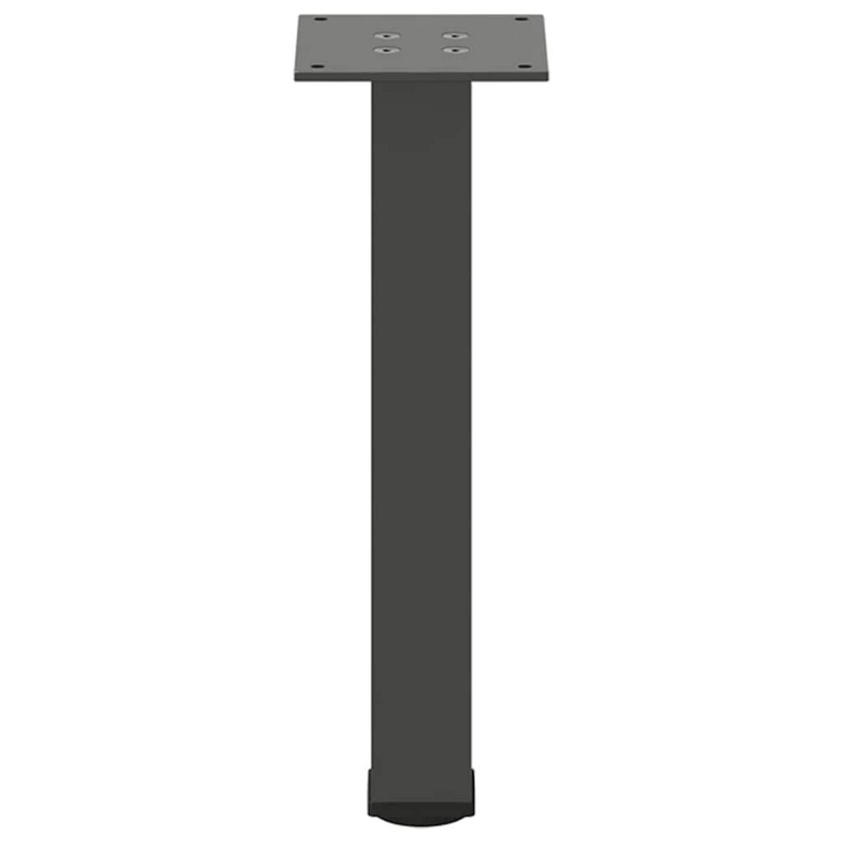 VIDAXL Pieds de table basse 4 pcs anthracite 42-44 cm acier